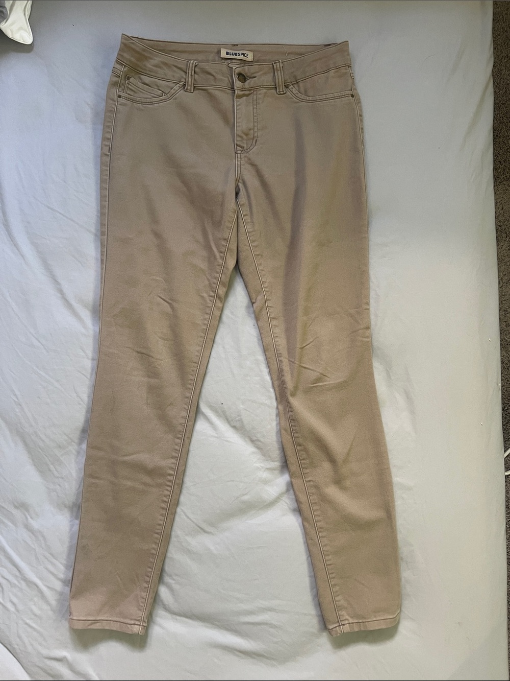 Blue Spice Women's Slim Stretch Jeggingd in Khaki